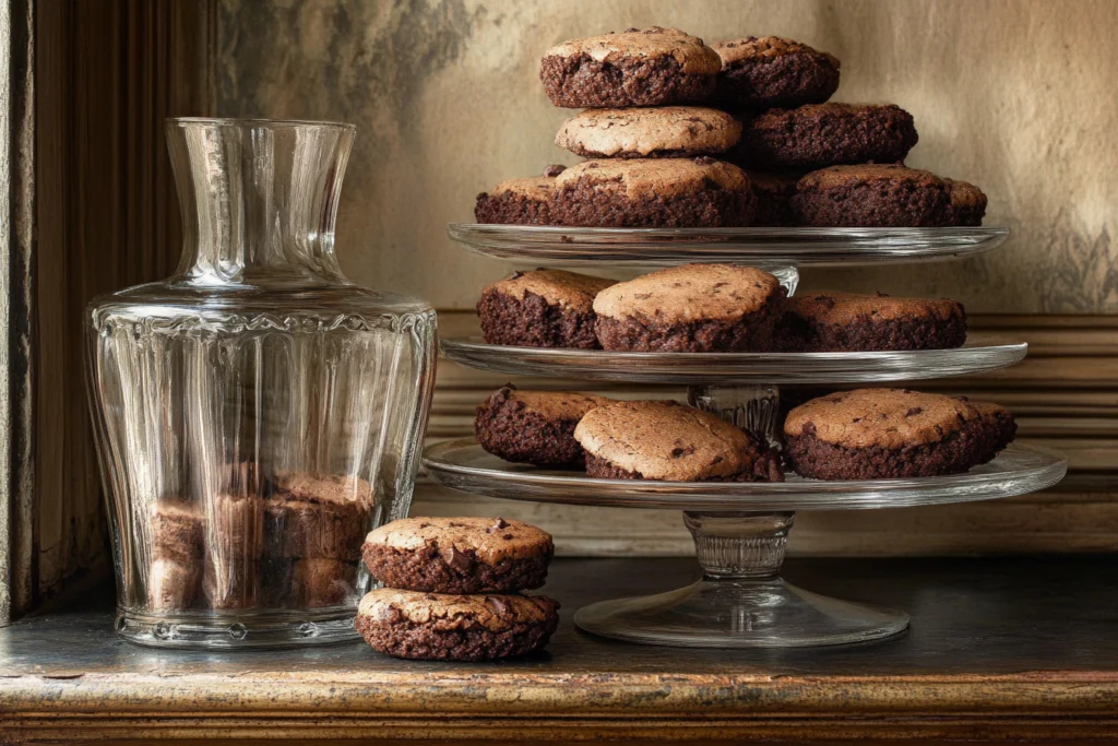 Sugar-free brownies, rich texture.